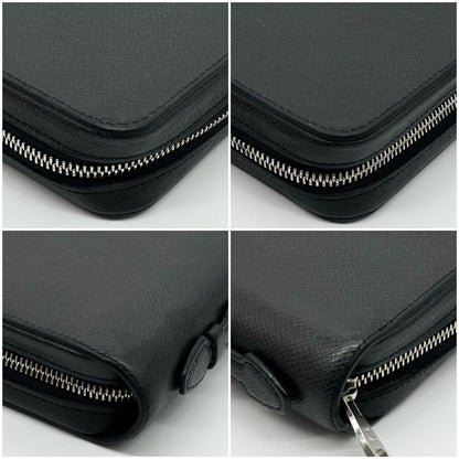 Louis Vuitton Zippy XL Taiga Black Second Wallet Handbag — view 8