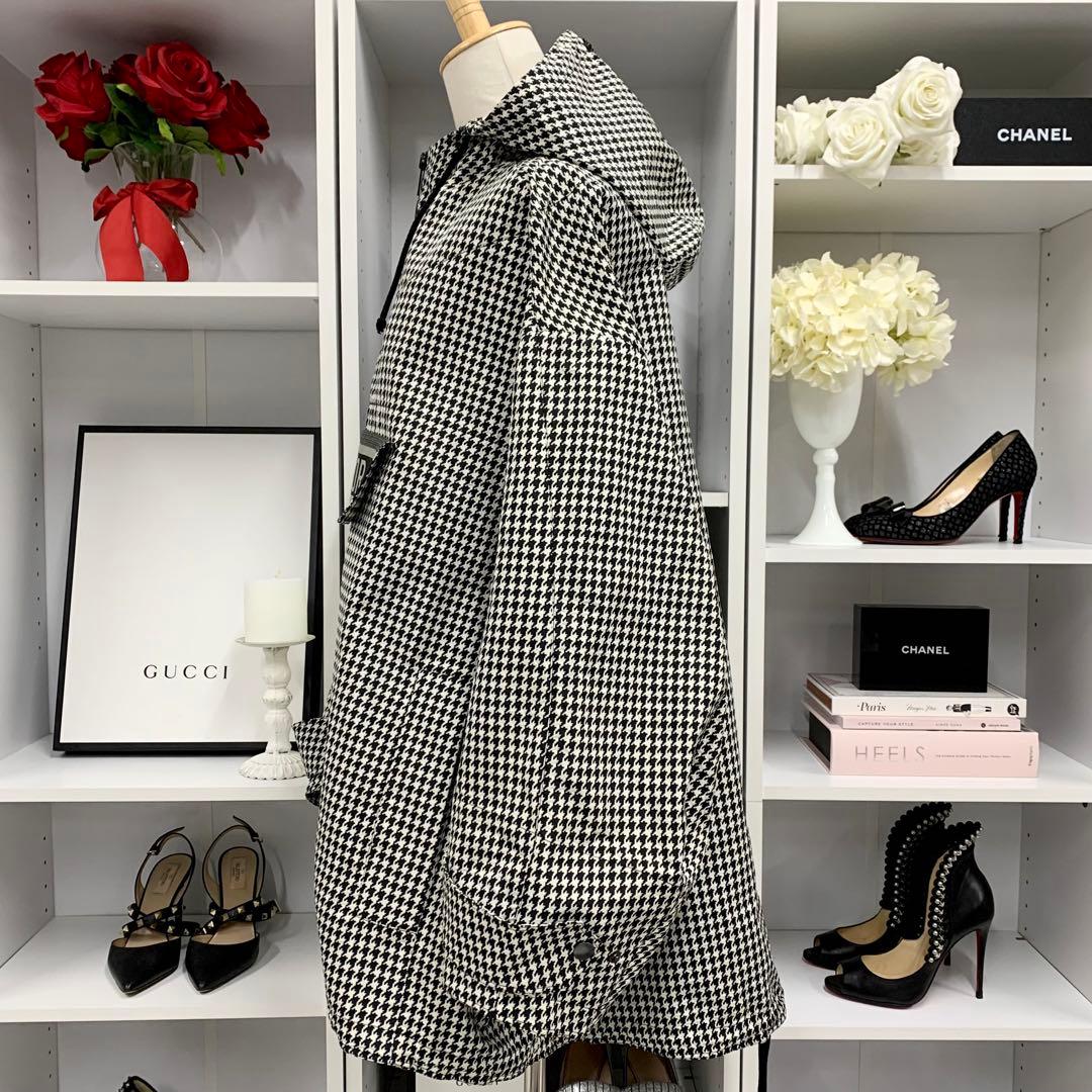 Dior Anorak Logo Zip Hoodie Houndstooth — view 2