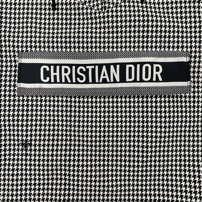 Dior Anorak Logo Zip Hoodie Houndstooth — view 5