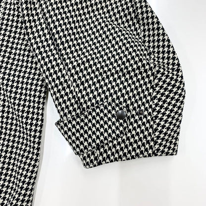 Dior Anorak Logo Zip Hoodie Houndstooth — view 6