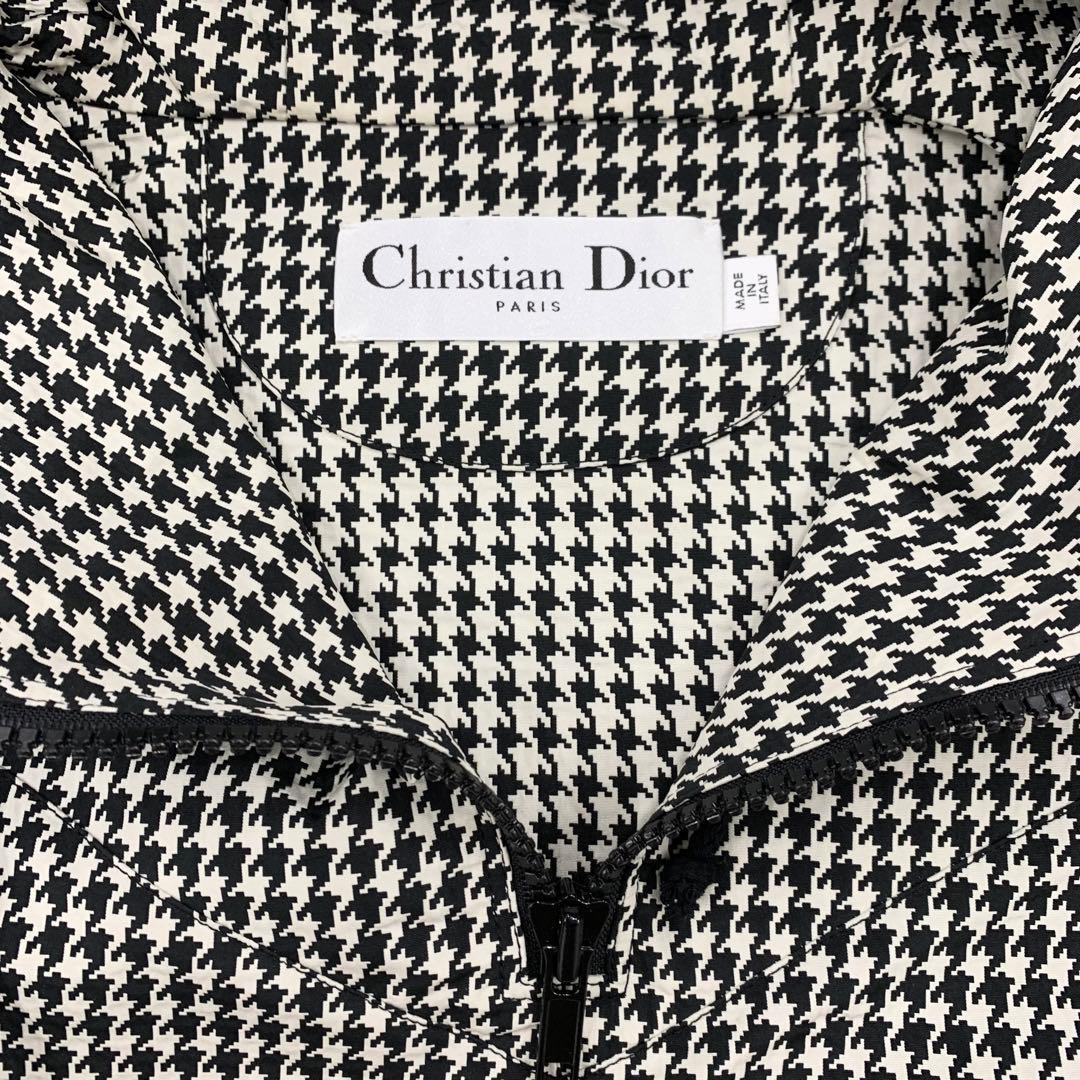 Dior Anorak Logo Zip Hoodie Houndstooth — view 7