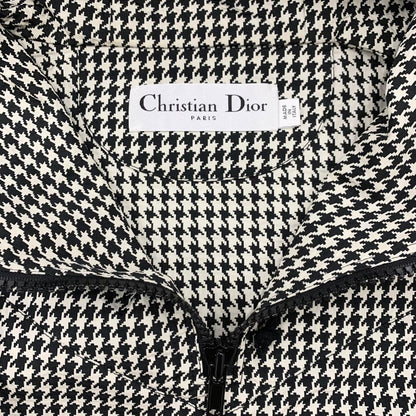 Dior Anorak Logo Zip Hoodie Houndstooth — view 7