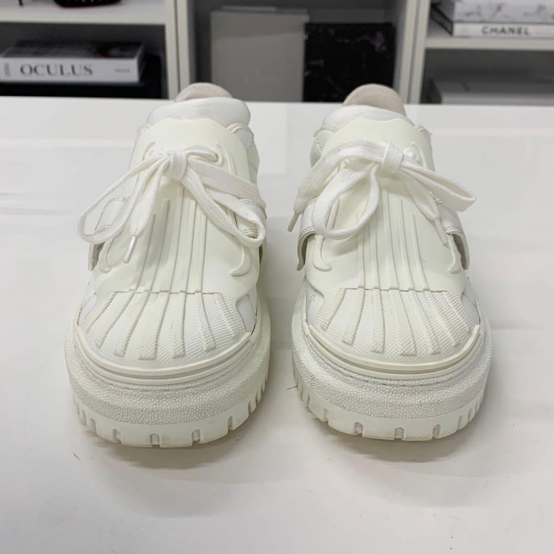 Dior Id Logo Leather Rubber Sneakers