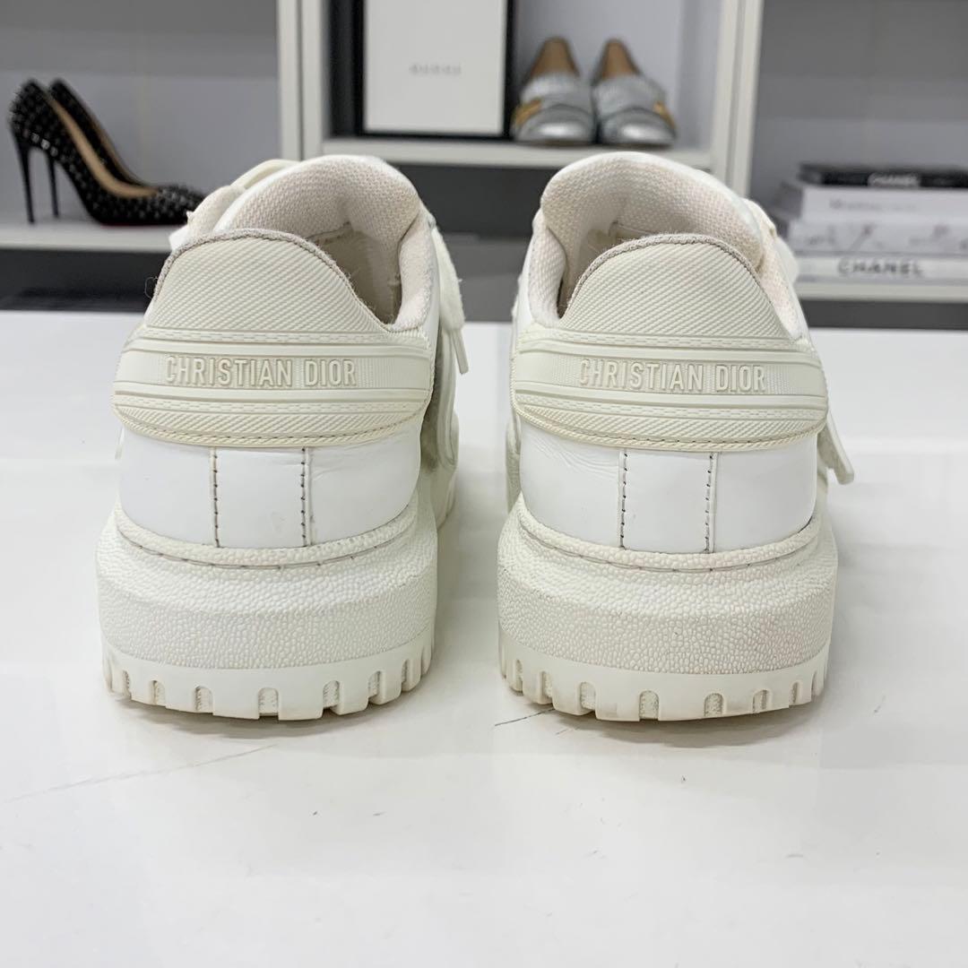 Dior Id Logo Leather Rubber Sneakers