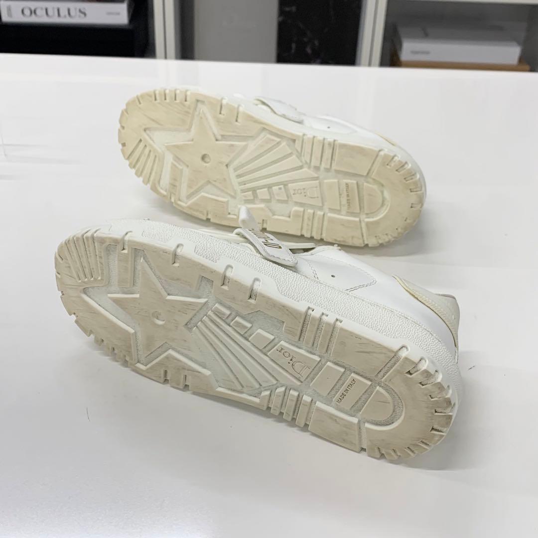 Dior Id Logo Leather Rubber Sneakers
