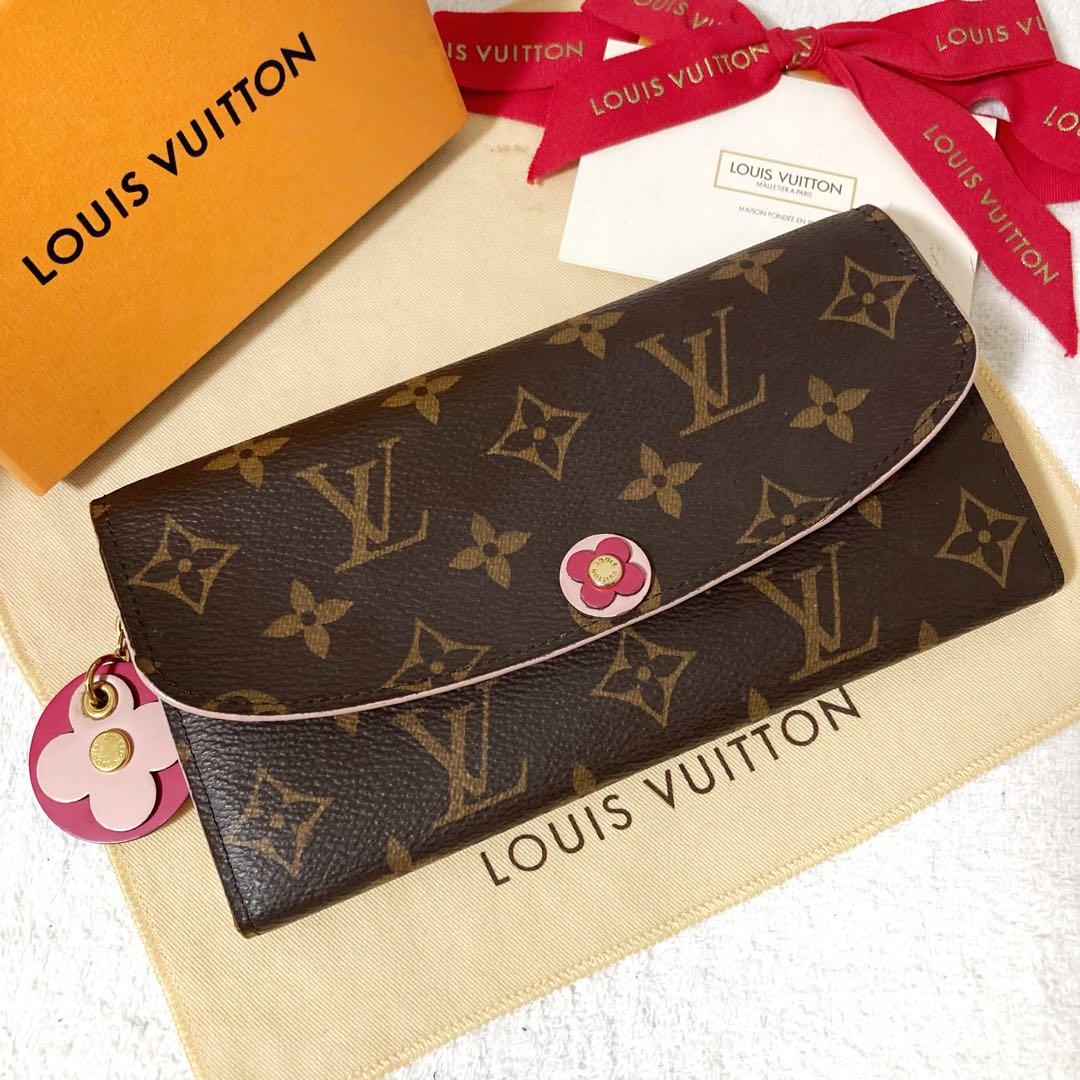 Louis Vuitton Portefeuille Emily Flower Fuchsia Long Wallet