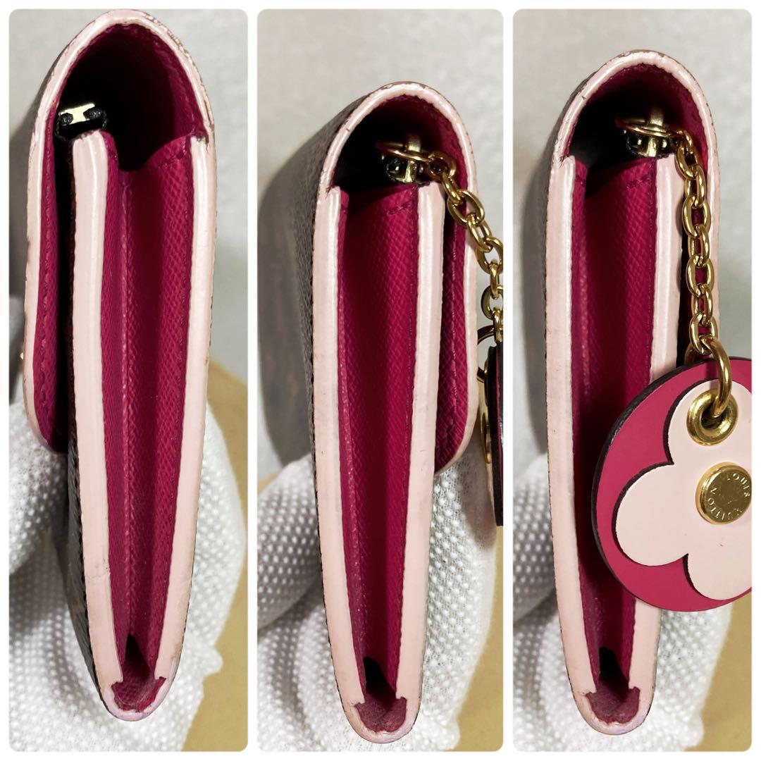 Louis Vuitton Portefeuille Emily Flower Fuchsia Long Wallet