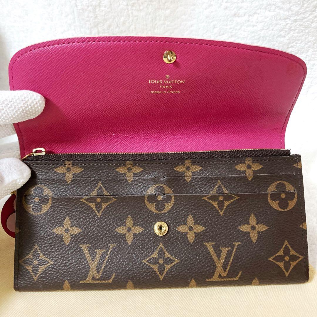 Louis Vuitton Portefeuille Emily Flower Fuchsia Long Wallet