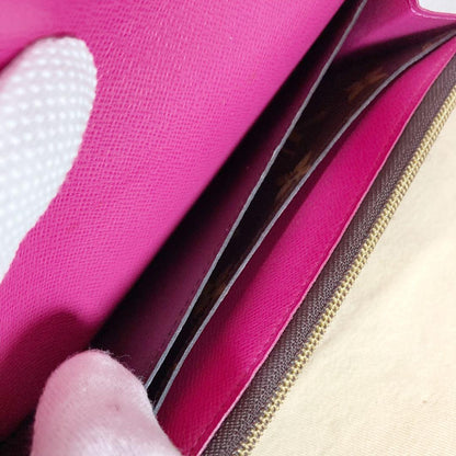 Louis Vuitton Portefeuille Emily Flower Fuchsia Long Wallet