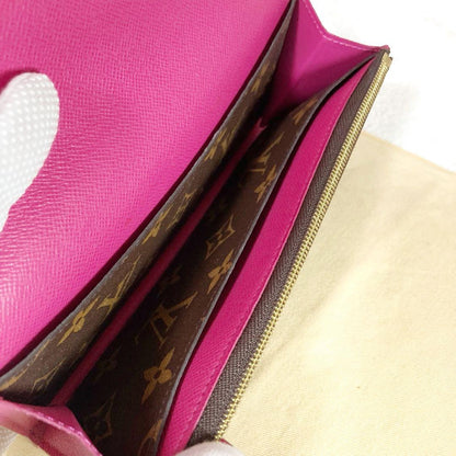 Louis Vuitton Portefeuille Emily Flower Fuchsia Long Wallet
