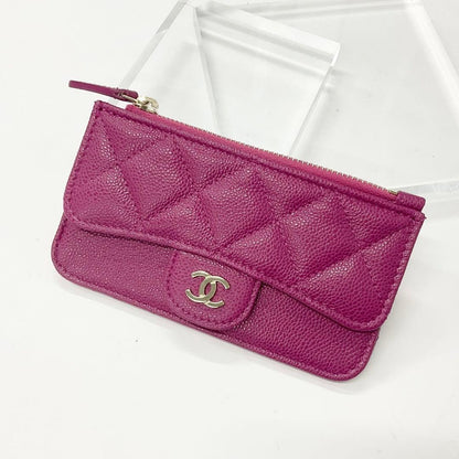 Chanel Quilted CC Logo Fragment Case Card