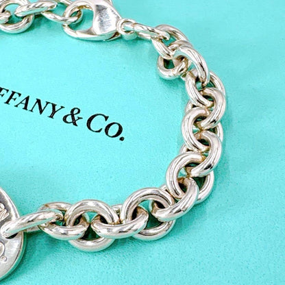 Tiffany & Co Return To Oval Bracelet In 925 Silver