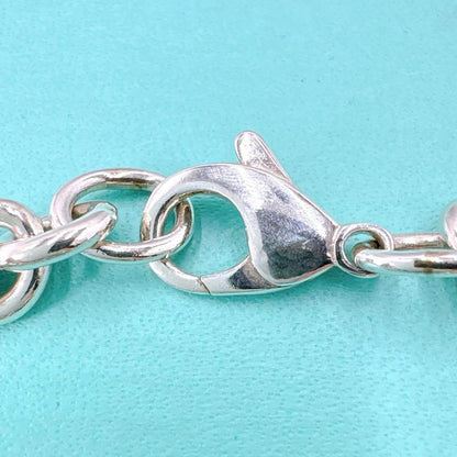 Tiffany & Co Return To Oval Bracelet In 925 Silver