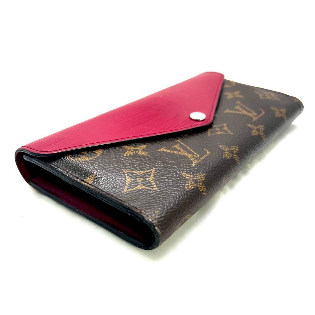Louis Vuitton Monogram Portefeuille Marie Leron Fuchsia Wallet