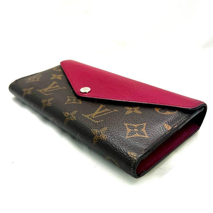 Louis Vuitton Monogram Portefeuille Marie Leron Fuchsia Wallet