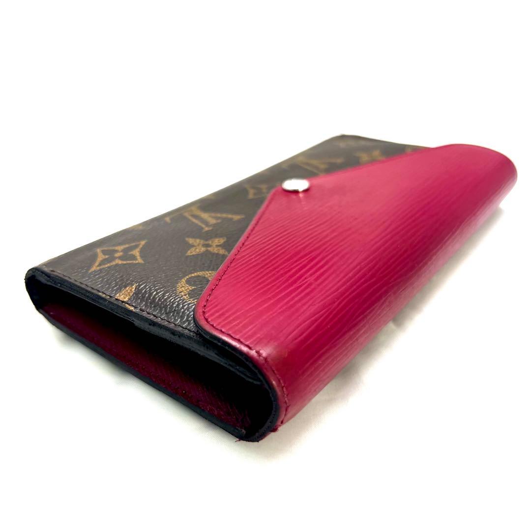 Louis Vuitton Monogram Portefeuille Marie Leron Fuchsia Wallet
