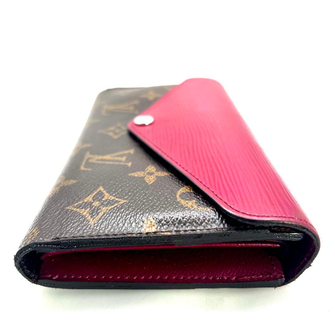 Louis Vuitton Monogram Portefeuille Marie Leron Fuchsia Wallet