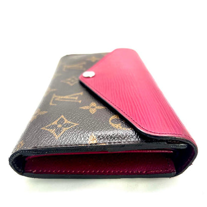 Louis Vuitton Monogram Portefeuille Marie Leron Fuchsia Wallet