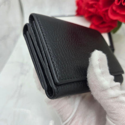 Gucci Fold Wallet GG Marmont Black — view 7