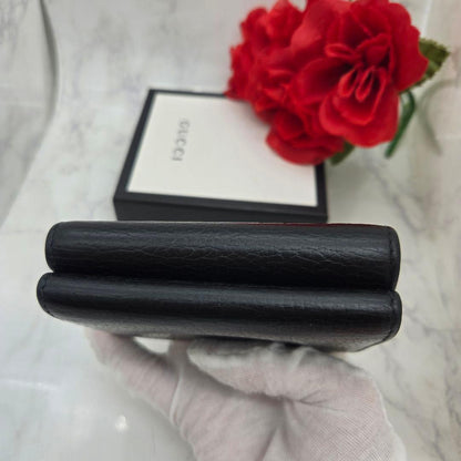 Gucci Fold Wallet GG Marmont Black — view 9