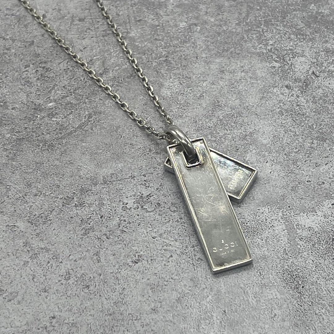 Gucci Double Plate Chain Necklace