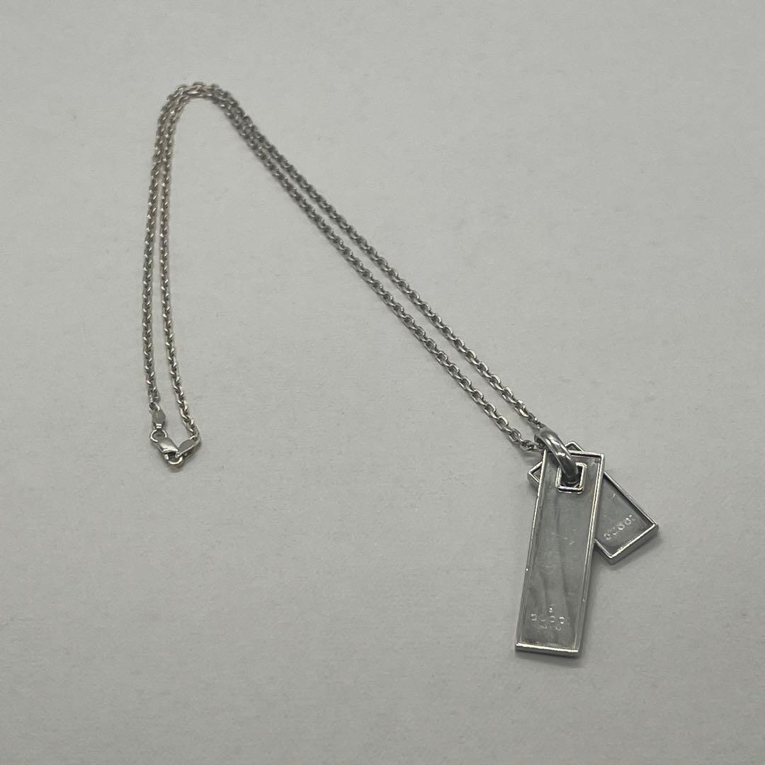 Gucci Double Plate Chain Necklace — view 2