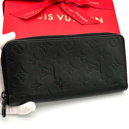 Louis Vuitton Zippy Wallet Monogram Shadow Black