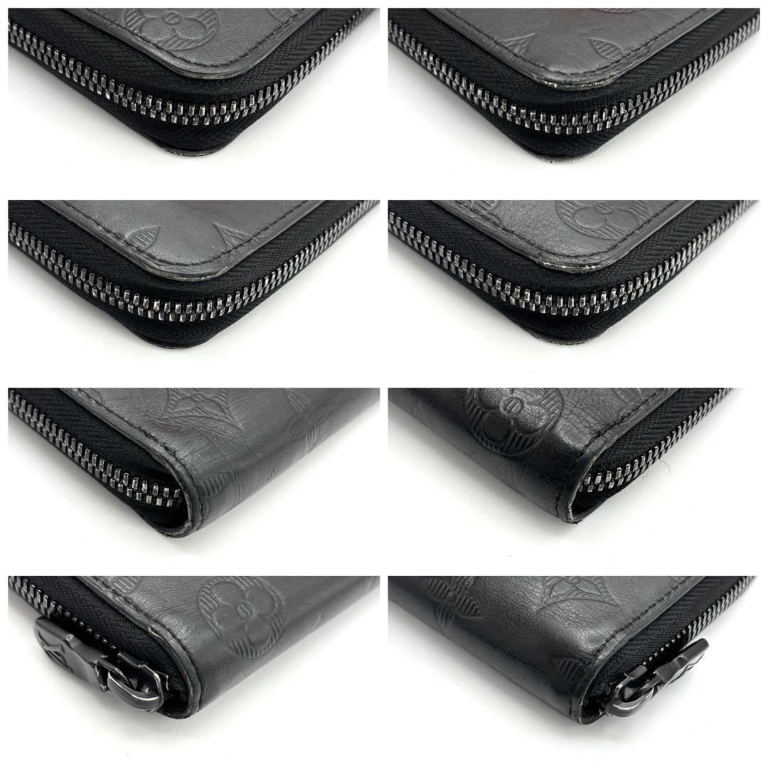 Louis Vuitton Zippy Wallet Monogram Shadow Black — view 5