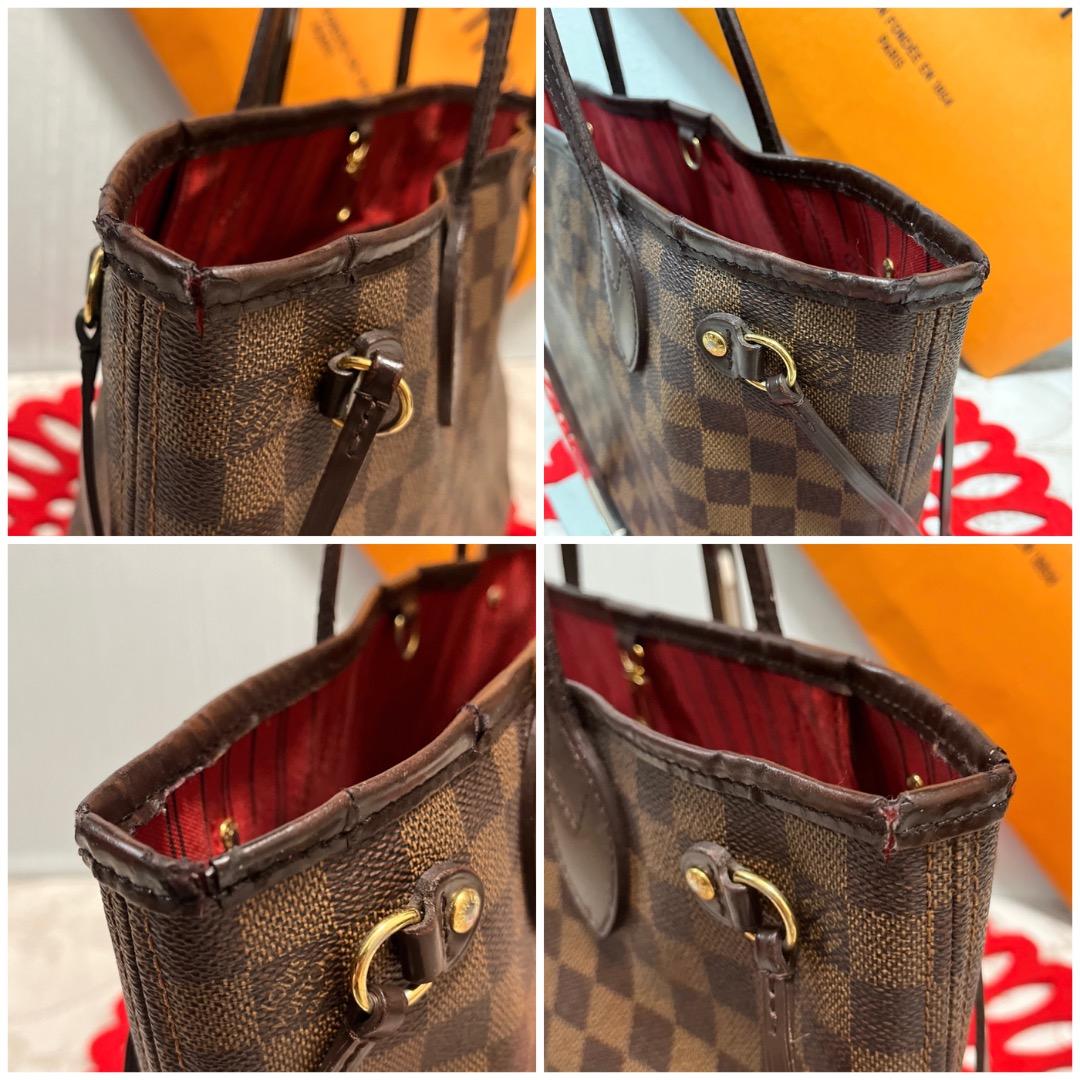 Louis Vuitton Neverfull Totes Brown — view 4
