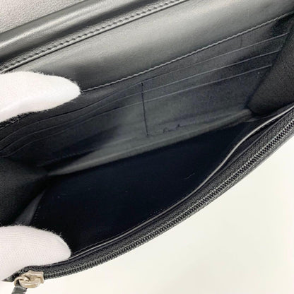 Chanel Caviar Leather CC Logo Shoulder Bag Chain Wallet — view 7
