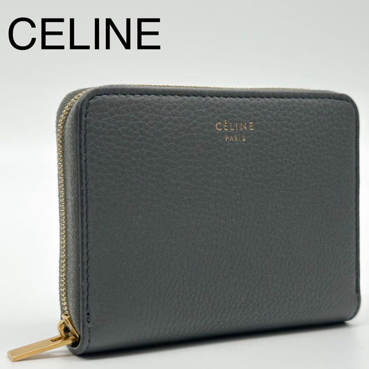 Celine Zipped Wallet Compact Coin Purse