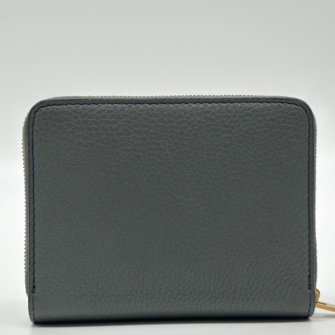 Celine Zipped Wallet Compact Coin Purse — view 3