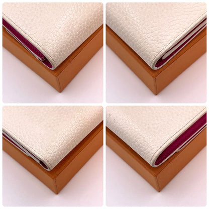 Louis Vuitton Portefeuille Capucines Compact Trifold Wallet White