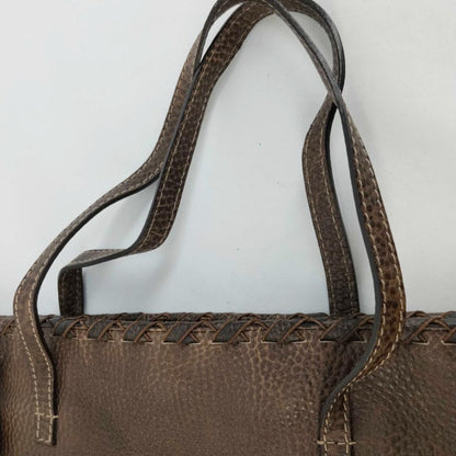 Gucci Bamboo Tassel Leather Tote Bag — view 7
