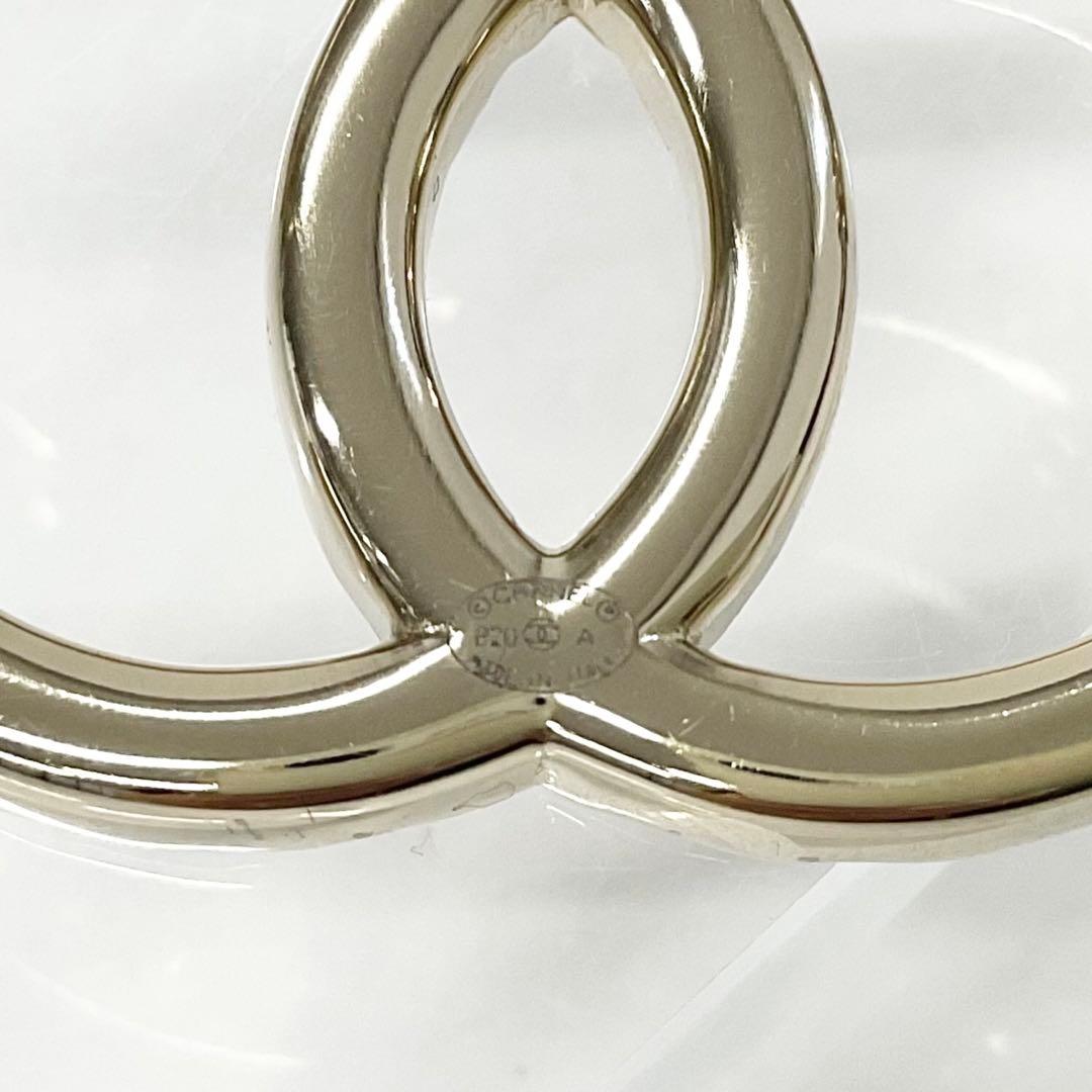 Chanel Brooch Coco Mark Rhinestone Gold