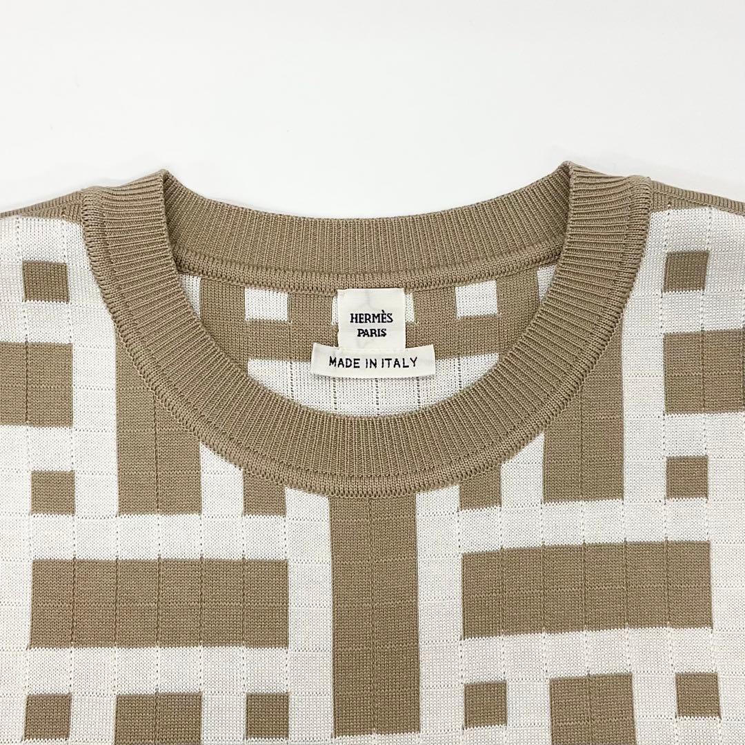 Hermes Dress Silk Mosaic Sleeveless — view 6