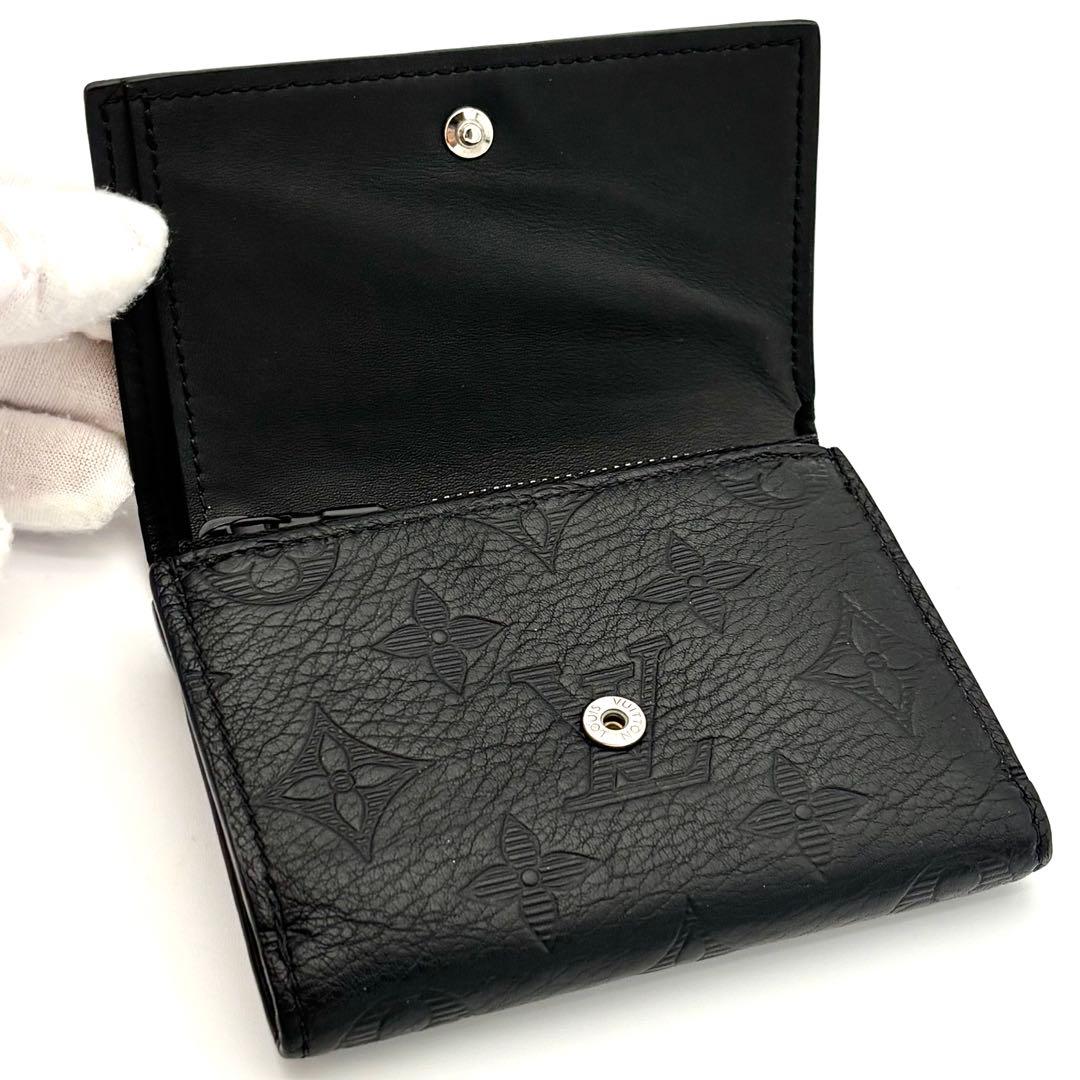 Louis Vuitton Wallet Victor Monogram Shadow Black — view 3