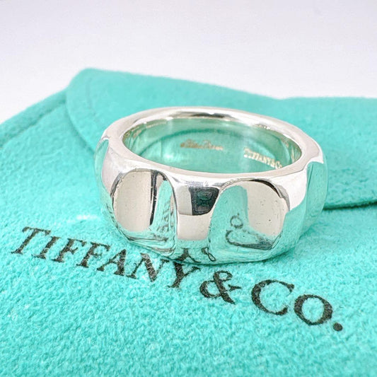 Tiffany & Co Groove Wide Ring #135 Silver