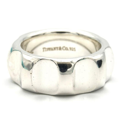 Tiffany & Co Groove Wide Ring #135 Silver