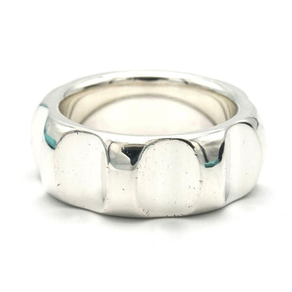 Tiffany & Co Groove Wide Ring #135 Silver