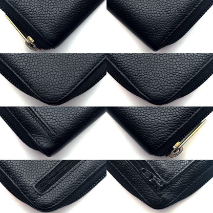 Chanel Wallet Coco Stitch Caviar Round — view 9