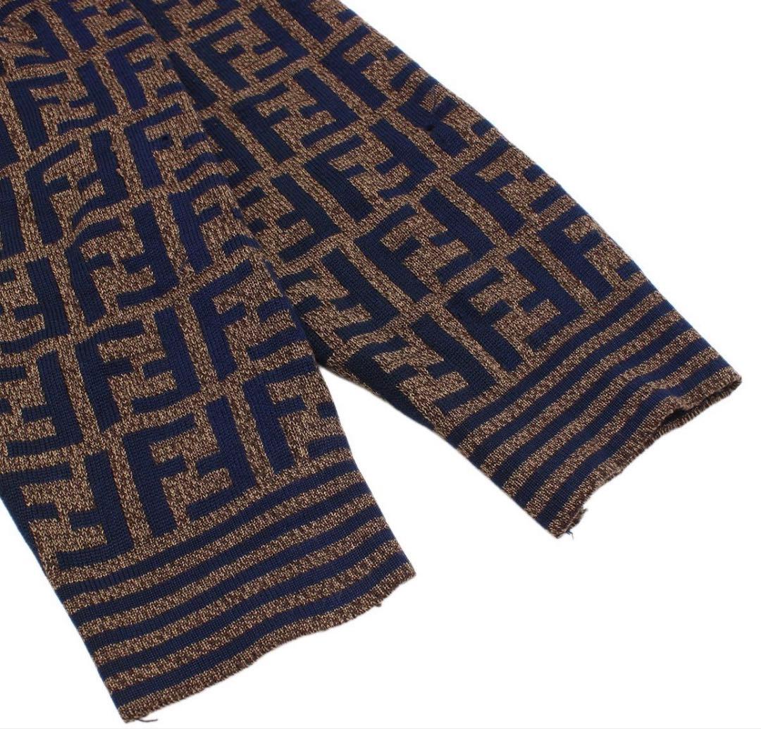 Fendi FF Logo Turtleneck Knit Sweater — view 5