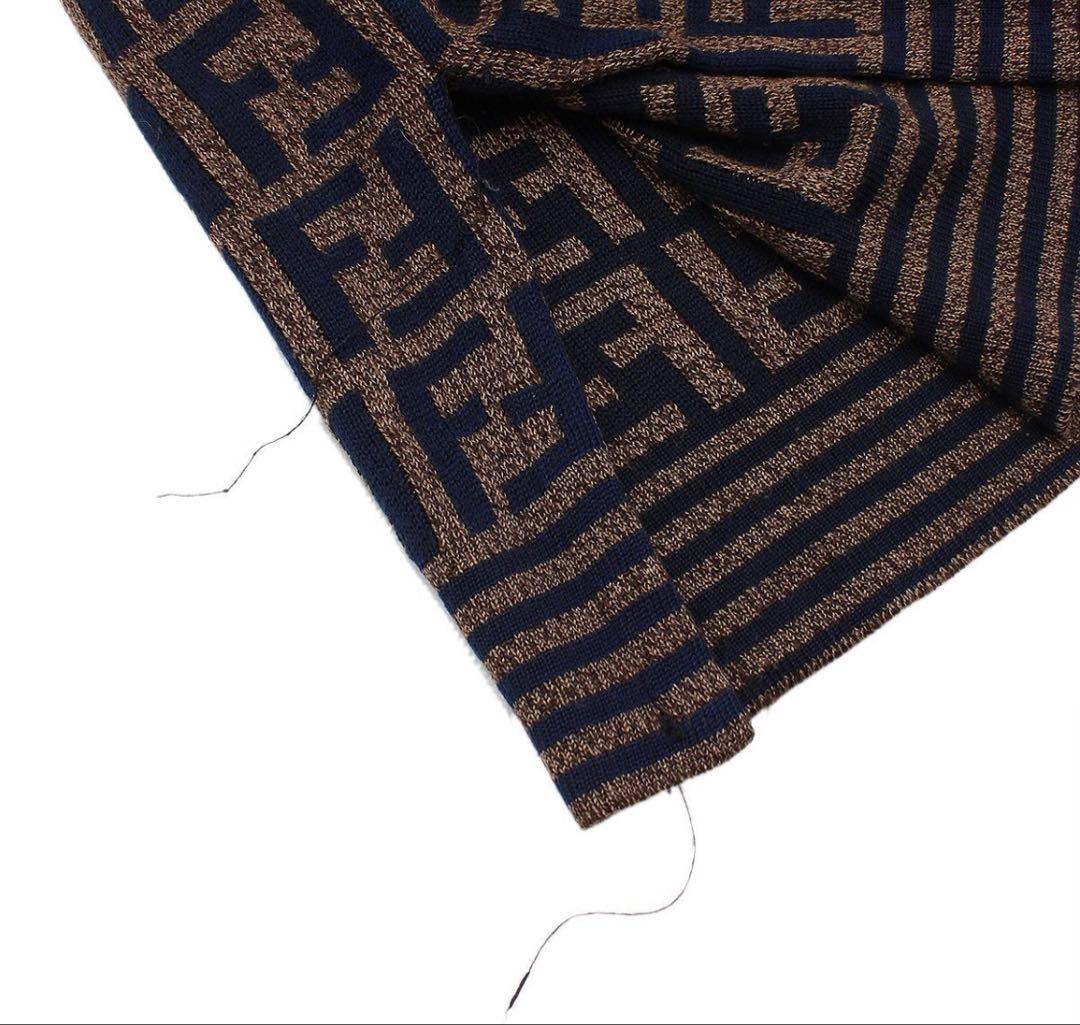 Fendi FF Logo Turtleneck Knit Sweater — view 6