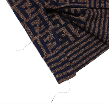Fendi FF Logo Turtleneck Knit Sweater — view 6