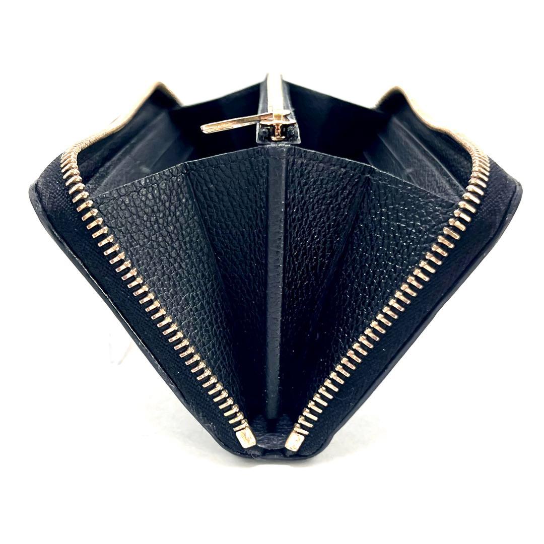 Louis Vuitton Monogram Empreinte Clemence Zippy Wallet Black — view 3