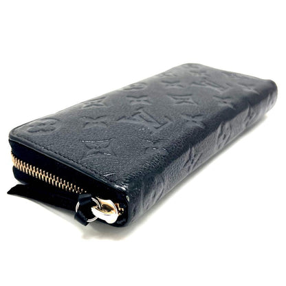 Louis Vuitton Monogram Empreinte Clemence Zippy Wallet Black — view 5