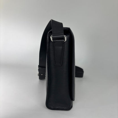 Louis Vuitton Super Epi Harrington Messenger PM Shoulder Bag Black — view 4