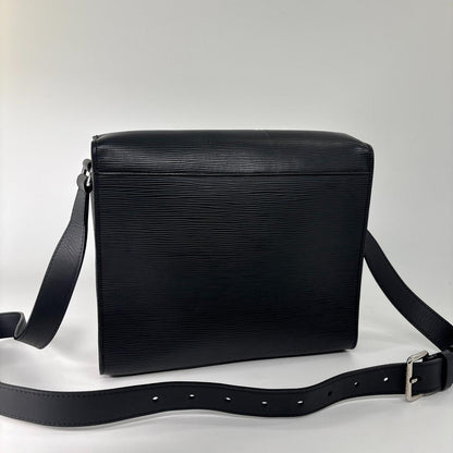 Louis Vuitton Super Epi Harrington Messenger PM Shoulder Bag Black — view 5