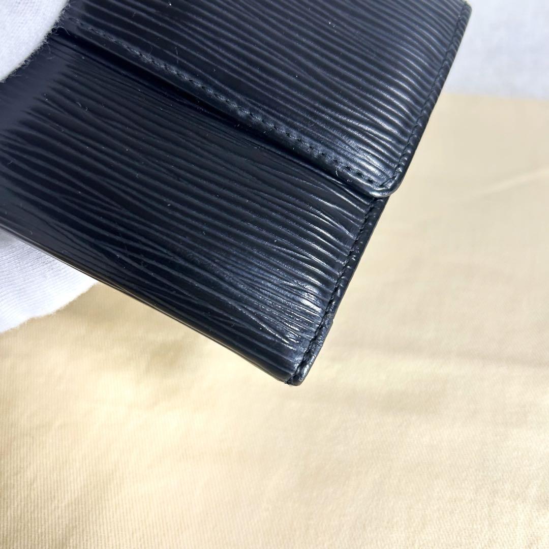 Louis Vuitton Epi Portefeuille Elise W Hook Folding Wallet
