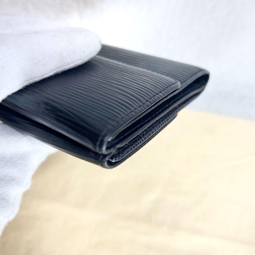 Louis Vuitton Epi Portefeuille Elise W Hook Folding Wallet